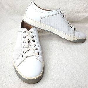 Johnston and Murphy white leather men's Sneakers Size 10.5